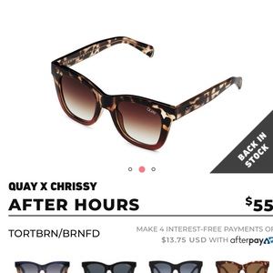 Quay x Chrissy “After Hours” (brown)